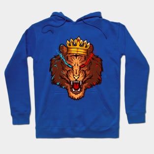 Tiger Head Crown Hoodie